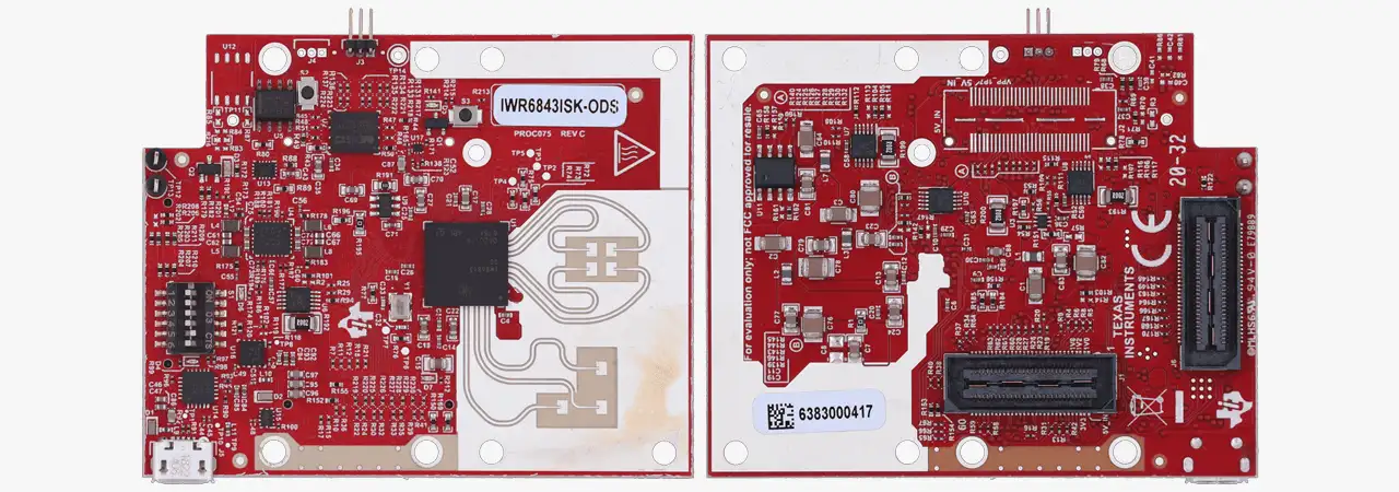 IWR6843ISK-ODS IWR6843 intelligent mmWave overhead detection sensor (ODS) antenna plug-in module