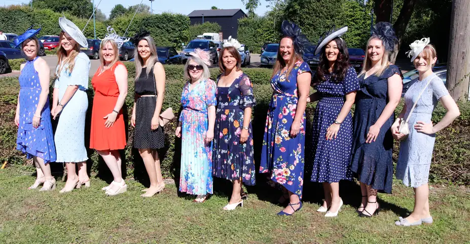 some of the wonderful women of Plextek enjoying a day out at Ascot